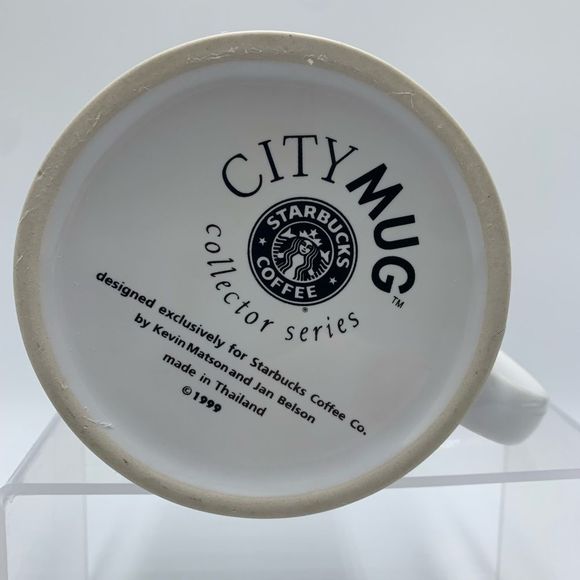 Starbucks London City Mug Collector Series 1999 Big Ben Green Graphic 20… - Picture 5 of 6